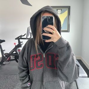 San Diego State University College Zipper Hoodie Jacket SDSU Zip Up Small